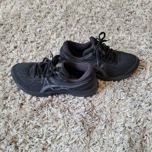 ASICS black sneakers